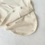 [66-90cm] リボン フリル襟 ロンパース - Image 5