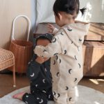 [66-100cm] ミニマリズム月 OR 植物柄 ロンパース - Image 10