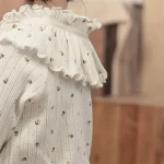 [66-90cm] ボンネットOR小花柄 オールインワン - Image 10