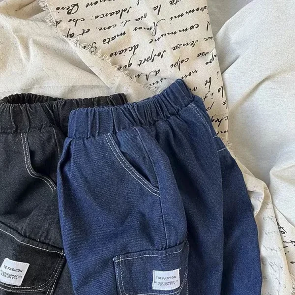 [80-120cm] ポケットデニム パンツ