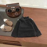 [73-110cm] ウサギ柄 ボア セットアップ - Image 6