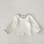 [66-110cm] ノーカラーor小花柄 インナーシャツ - Image 21