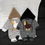 [66-100cm] アヒル柄 オールインワン - Image 4