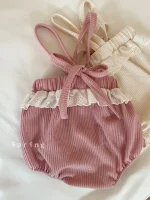 [73-90cm]ロンパース or トップス フリルレース 可愛い ベビー服 - Image 3