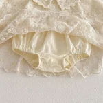 [66-90cm]ロンパース レース風 肌触り良い おしゃれ ベビー服 - Image 9