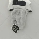 [73-100cm] 韓国風 シンプル ボア ボトムス - Image 4