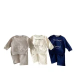 [80-130cm]英字 カジュアル セットアップ - Image 2