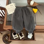 [73-110cm] ポケット付き パンツ - Image 6