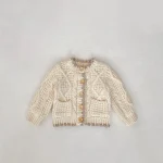 [66-100cm] ケーブル編み カーディガ - Image 6