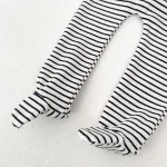 [73-100cm] ボーダー サロペット タイツ