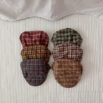 [GOODS] チェック ベレー 帽子 - Image 2