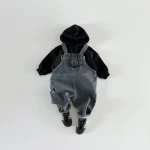 [80-130cm] ポケット付き サロペット - Image 9