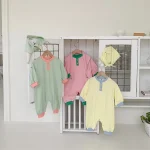 [66-90cm] ショール付き バイカラー オールインワン - Image 12