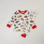 [80-130cm] 車プリント ルームウェア - Image 6