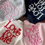 [73-120cm]英字刺しゅう セットアップ - Image 6