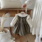 [80-130]サロペットワンピースorブラウス リボン付き シンプル - Image 10