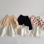 [73-120cm]いちごORノーカラー ワンピース - Image 3