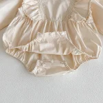 [66-110cm] 肩フリル ワンピース or ロンパース - Image 14