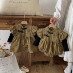 [66-100cm] 花柄 ロンパース OR ワンピース - Image 4