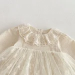 [66-90cm]ロンパース レース襟  可愛い ベビー服 - Image 6