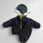 [73-100cm] 韓国風 ポケット付き ボア付き カジュアル パンツ - Image 8