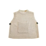 [80-150cm]ポケット付き ベスト - Image 3