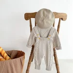 [66-100cm] ゲーブル編み セーター or サロペット - Image 3