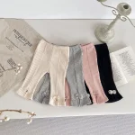 [73-110cm] リボンリブ パンツ - Image 4