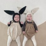 [66-90cm] INS映え ミニマリズム サロペット ロンパース - Image 12