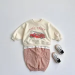 [80-130cm] 車柄 プルオーバ トレーナー - Image 7