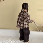 [80-150cm]シャツ チェック柄 カジュアル 合わせやすい トップス - Image 18