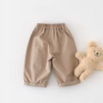 [73-110cm]ベーシック 無地 パンツ - Image 6