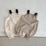 [66-90cm]サロペット 無地 ポケット付き 定番 シンプル - Image 2