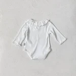 [66-90cm] フリル襟 ロンパース - Image 13