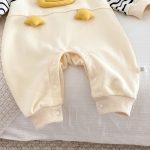 [66-90cm]ロンパース レイヤード ダックボーダー - Image 4