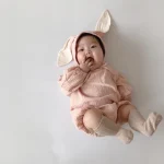 [66-100cm] スクエアフリル襟ORシンプル ロンパース - Image 19