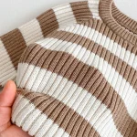 [80-130cm] ボーダー トップス or ボトムス - Image 4