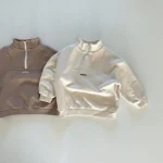 [80-130cm] ハーフジッパー トレーナー - Image 9