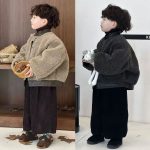 [90-150cm]ふわふわ あったか シンプル アウター/パンツ