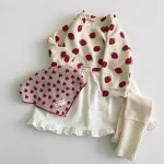 [73-120cm]いちごORノーカラー ワンピース - Image 12