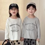 [80-150cm]長袖Tシャツ デザートプリント シンプル 定番 兄妹お揃い - Image 7