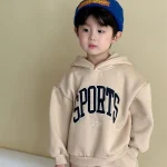 [80-150cm] 英字プリント ボア付き セットアップ - Image 14