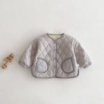 [73-120cm] キルティング ボア付き アウター - Image 13