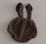 [66-90cm]INS映え 可愛い フリル  ニット サロペット - Image 3