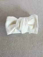 [59-90cm] ヘアバンド付き 無地 ロンパース - Image 11