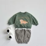 [80-130cm] 恐竜柄 プルオーバ トレーナー - Image 6