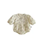 [66-90cm]ロンパース 小花柄 可愛い 肌に優しい ベビー服 - Image 3