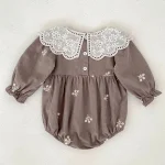 [66-130cm] レース襟 ロンパース  OR ワンピース - Image 5