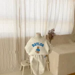 [66-110cm] 熊柄 ロンパース  or セットアップ - Image 12