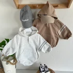 [66-90cm] フーディ ロンパース - Image 8